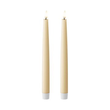 LED Crown valgusti 2 tk, Ø 2,2 x 25 cm Valgus Karamell