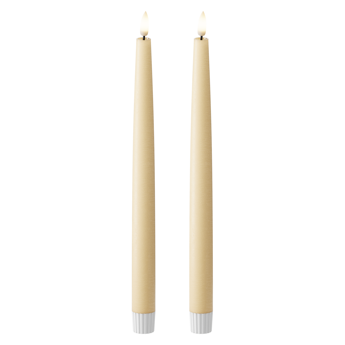 LED Crown valgusti 2 tk, Ø 2,2 x 29 cm Valgus Karamell