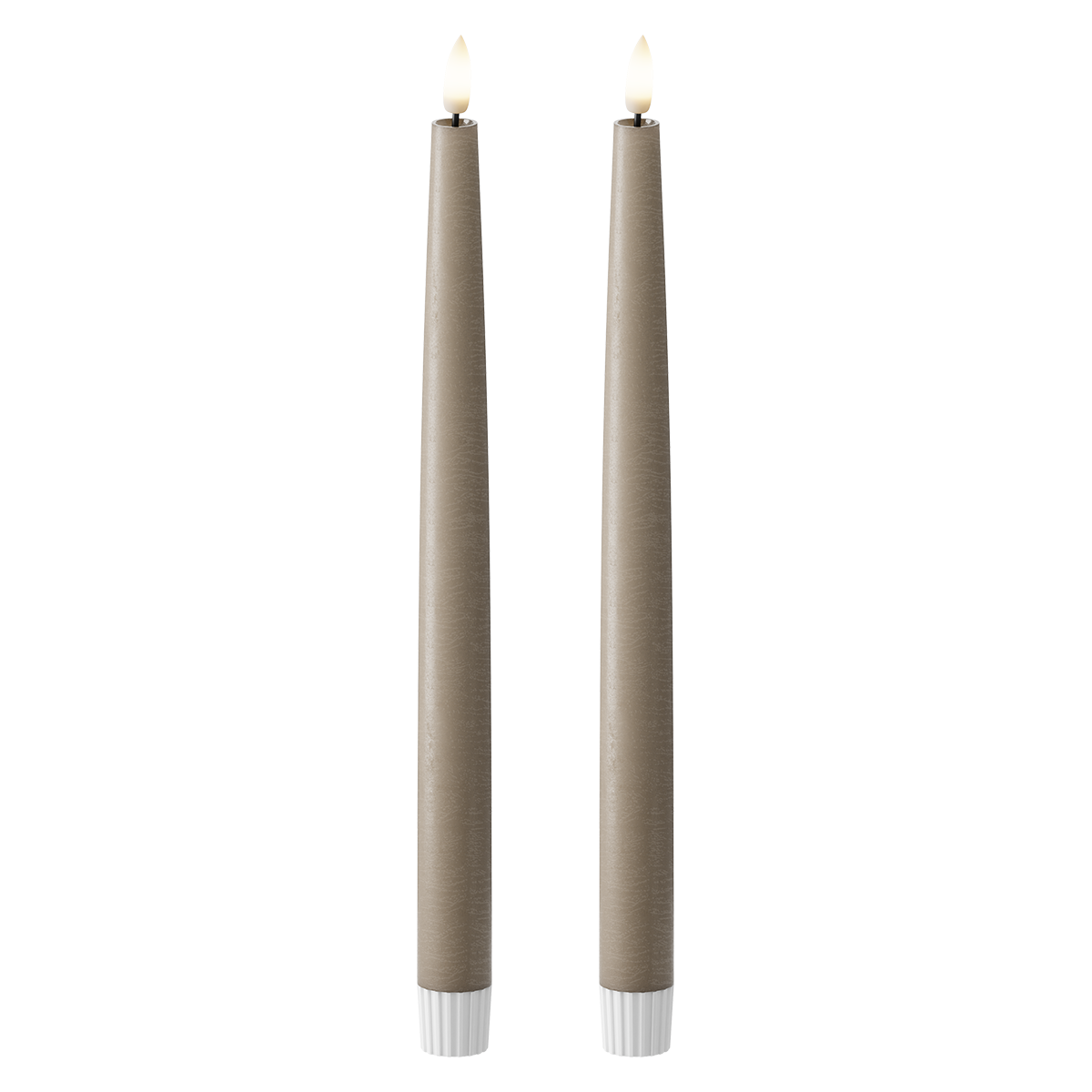 LED Kronljus 2 st, Ø 2,2 x 29 cm Mocca