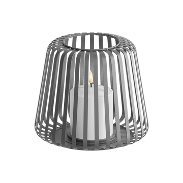 LED Lyhty Ø 20 x 17 cm Harmaa