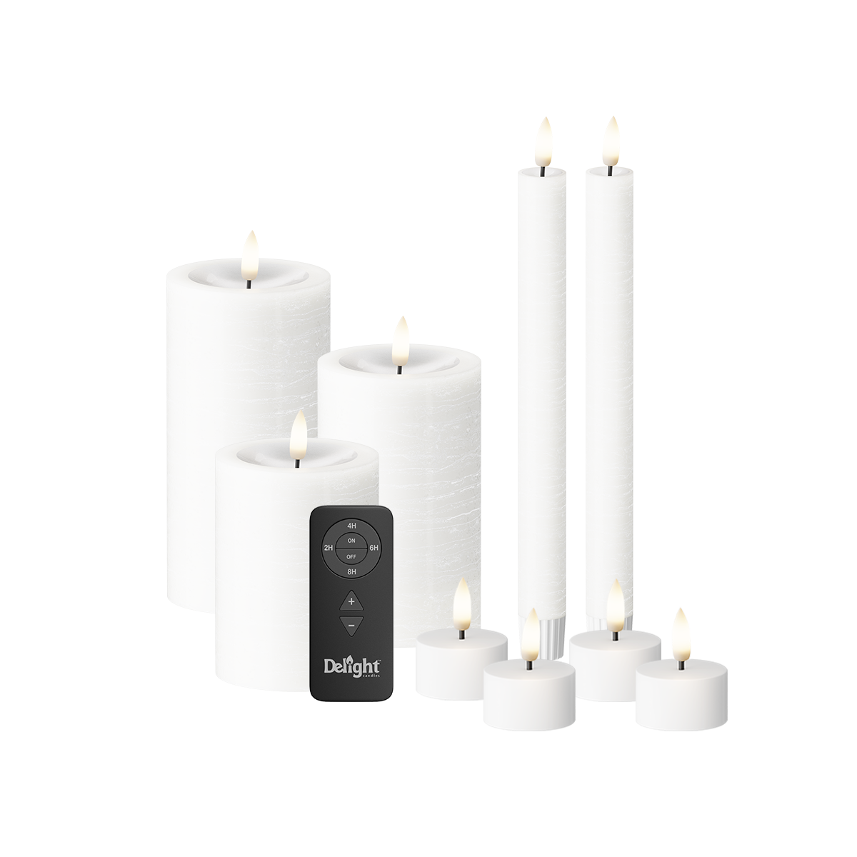 LED valgusti pakend 9 tk. Valge