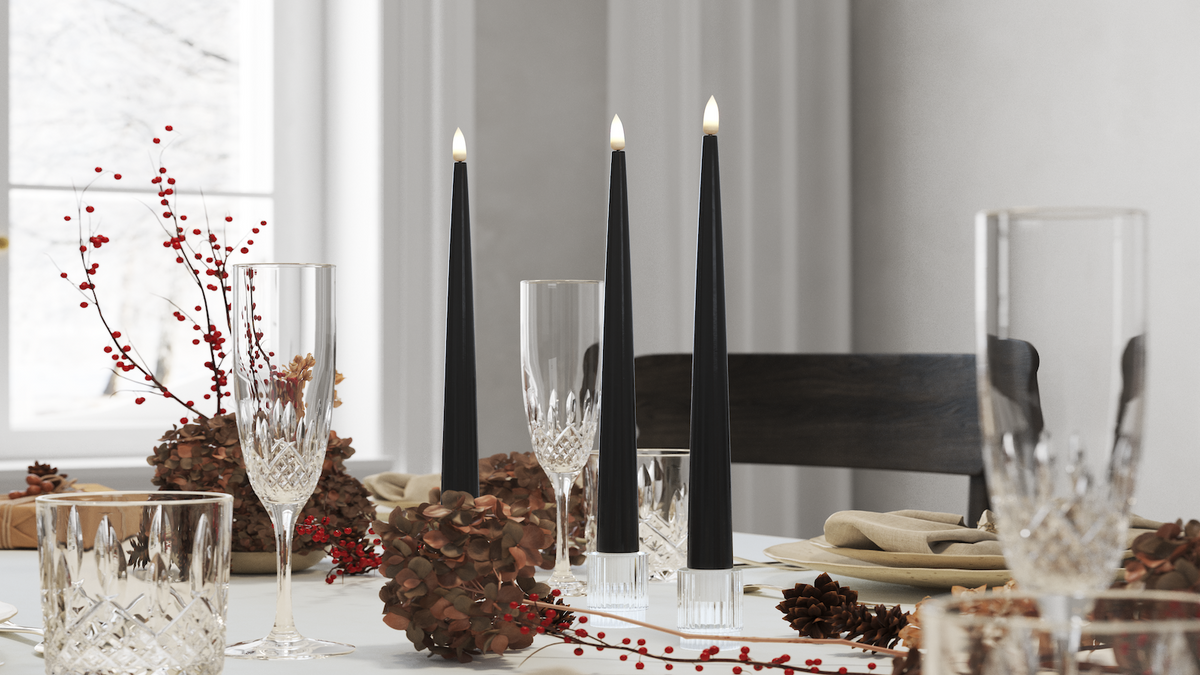 Luonnollinen usko LED Kapea kynttilä 