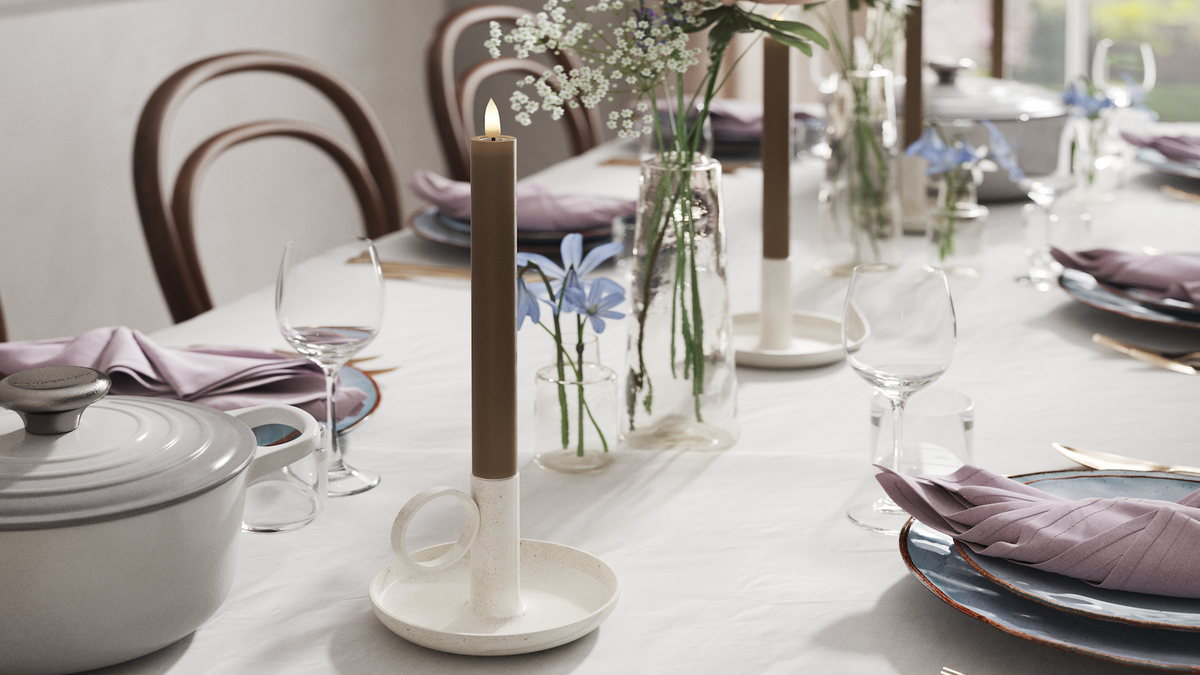 Naturlig tro LED Kronljus Med WetLook ™ -design