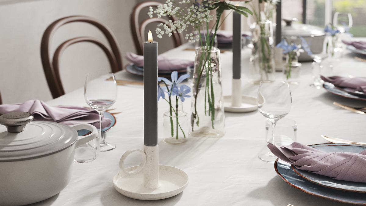 Naturlig tro LED Kronljus Med WetLook ™ -design