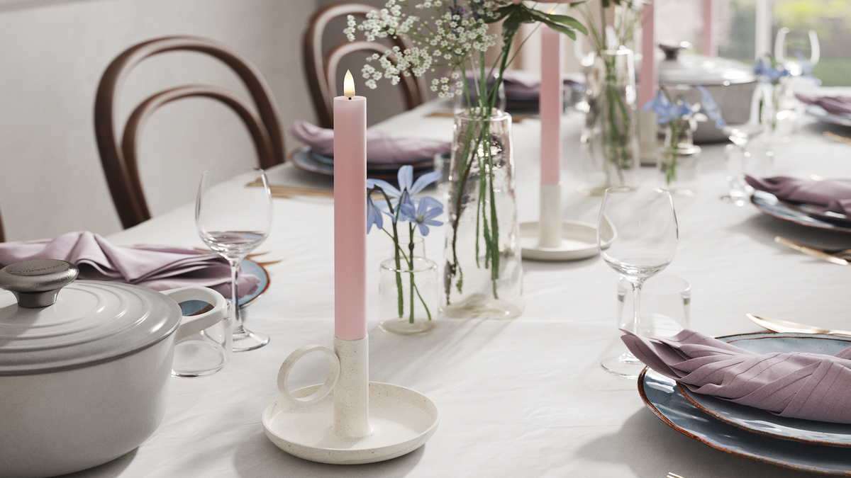 Luonnollinen usko LED Kruunukynttilä Wetlook ™ -suunnittelulla