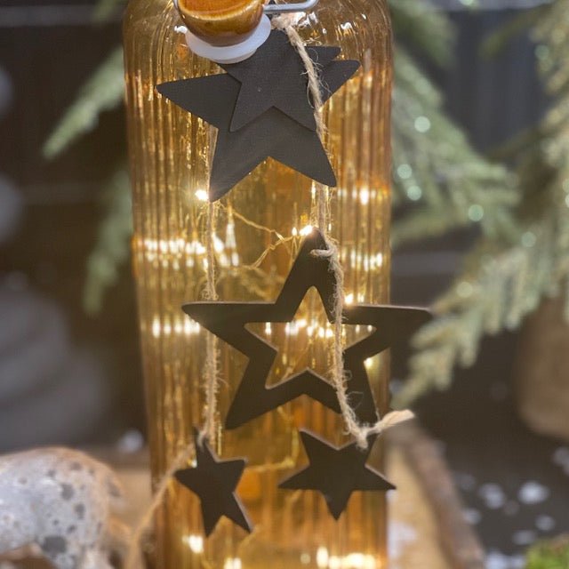 Deco naru tähdillä 1m"Musta" Deluxe Homeart 1