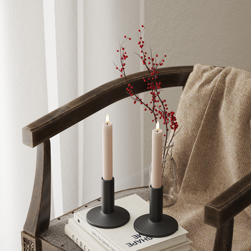 Deluxe Homeart LED Kruunukynttilä 2 kpl, Ø 2 x 15 cm Vaaleanpunainen LED Kruunukynttilä 4