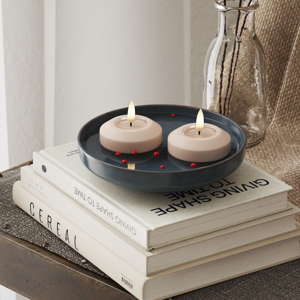 Deluxe Homeart LED Flytljus Ø 6,1 cm 2 st Rose LED flytljus 4