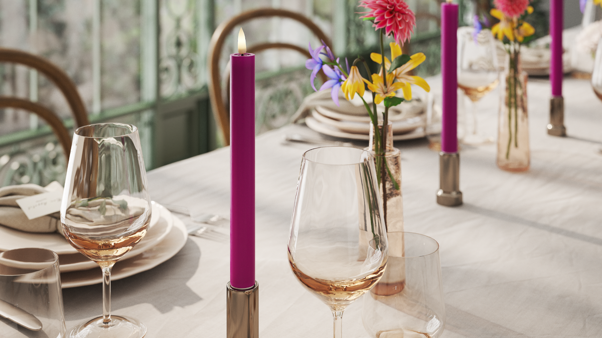 Naturlig tro LED Kronelys med Wetlook ™ Design