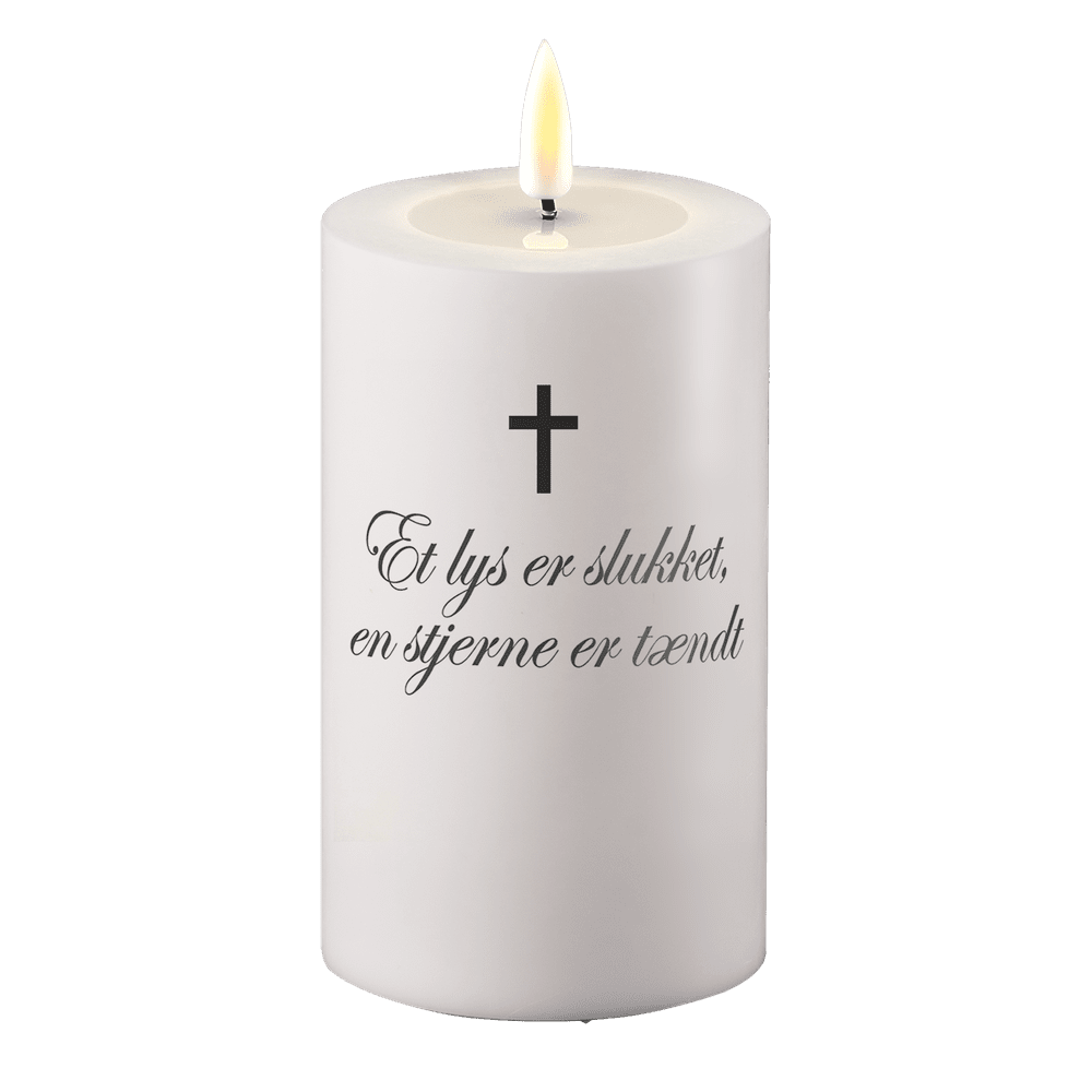 LED Grave Light Ένα φως είναι σβηστό, ένα αστέρι είναι αναμμένο Deluxe Homeart 1