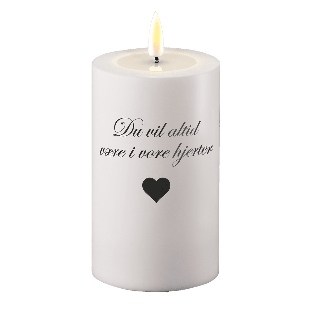 LED Hautavalo Olet aina sydämissämme Deluxe Homeart 1