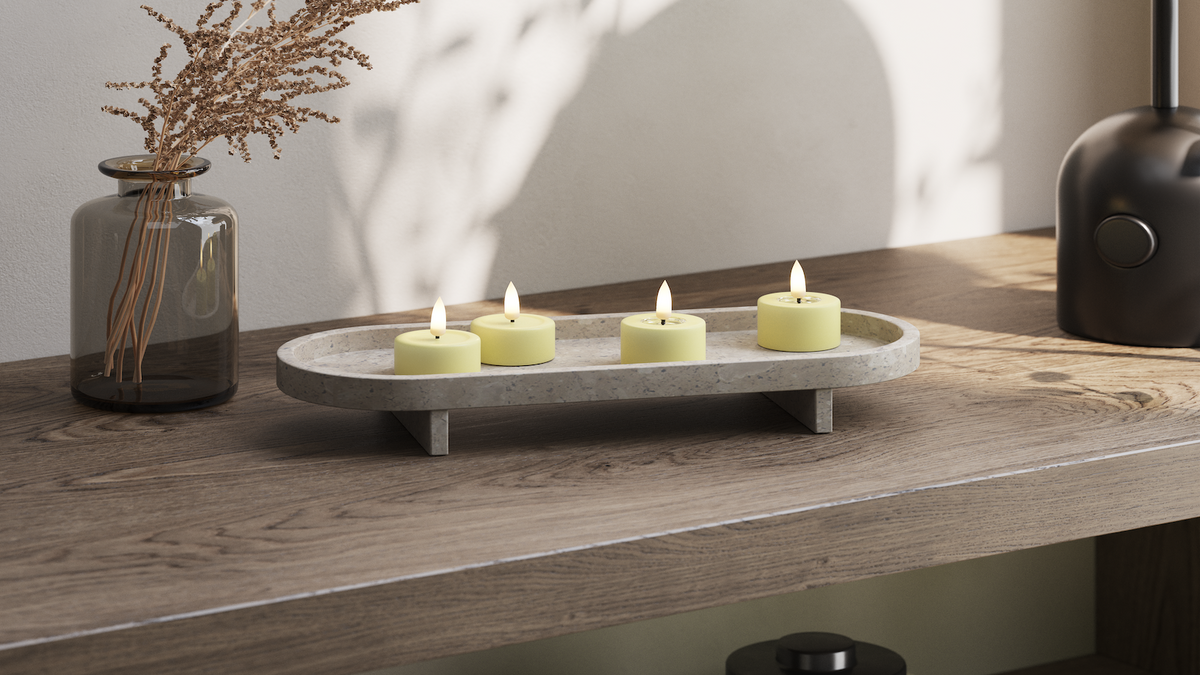 Naturlig tro LED Jumbo Fire FAD Light with Wetlook ™ Design