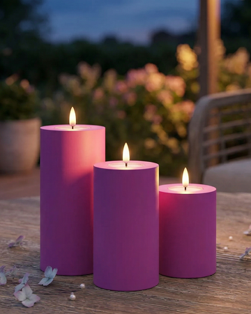 LED utomhusljuspaket Magenta